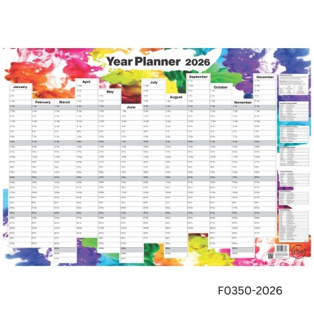 A1 Laminated Wall Planner