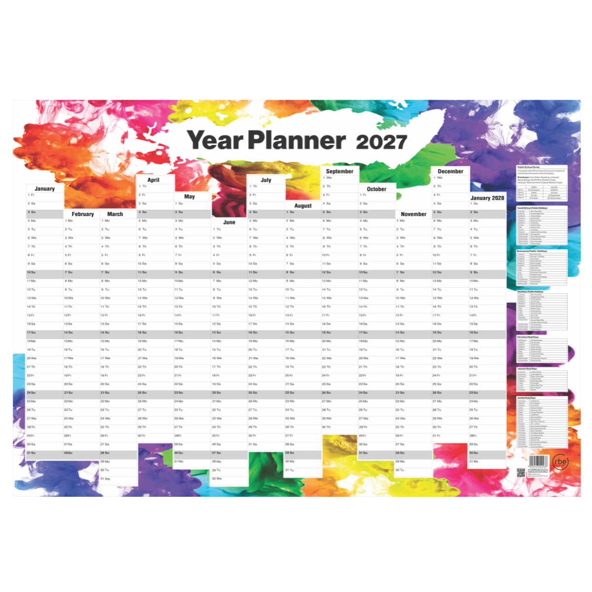 2027 A1 Wall Planner